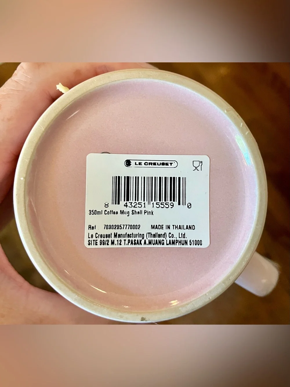 Rare Shell Pink multiples available Le Creuset London Mug